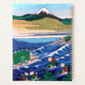 Katsushika Hokusai - Fuji aus Kanaya auf Tokaido Planer (Rückseite)