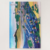 Katsushika Hokusai - Fuji aus Kanaya auf Tokaido Puzzle (Vertikal)