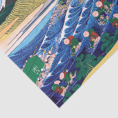 Katsushika Hokusai - Fuji aus Kanaya auf Tokaido Seidenpapier (Ausschnitt)