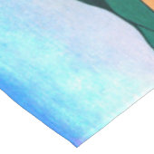 Katsushika Hokusai - Fuji aus Kanaya auf Tokaido Tischdecke (Schrägansicht)