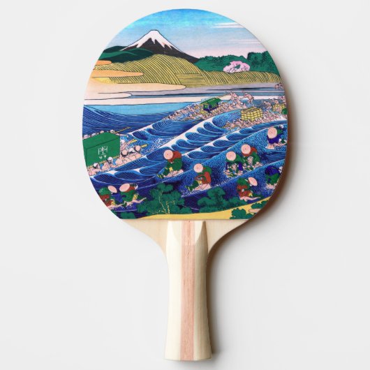 Katsushika Hokusai - Fuji aus Kanaya auf Tokaido Tischtennis Schläger (Rückseite)