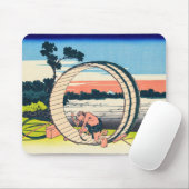 Katsushika Hokusai - Fujimigahara, Provinz Owari Mousepad (Mit Mouse)
