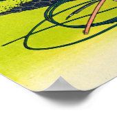 Katsushika Hokusai - Fujimigahara, Provinz Owari Poster (Ecke)