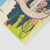 Katsushika Hokusai - Fujimigahara, Provinz Owari Seidenpapier (Ausschnitt)