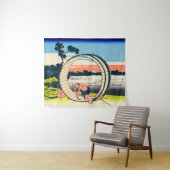 Katsushika Hokusai - Fujimigahara, Provinz Owari Wandteppich (Beispiel (Horizontal))