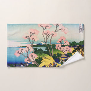 Katsushika Hokusai - Gotenyama, Tokaido, Shinagawa Badhandtuch Set