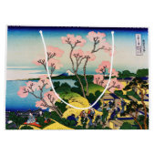 Katsushika Hokusai - Gotenyama, Tokaido, Shinagawa Große Geschenktüte (Rückseite)