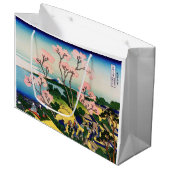 Katsushika Hokusai - Gotenyama, Tokaido, Shinagawa Große Geschenktüte (Vorderseite Schrägansicht)