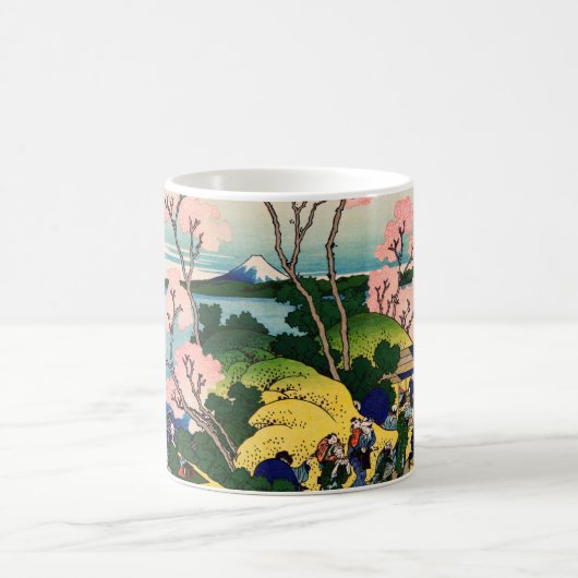 Katsushika Hokusai - Gotenyama, Tokaido, Shinagawa Kaffeetasse (Mittel)