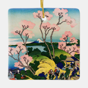 Katsushika Hokusai - Gotenyama, Tokaido, Shinagawa Keramikornament