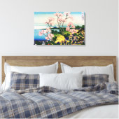 Katsushika Hokusai - Gotenyama, Tokaido, Shinagawa Leinwanddruck (Insitu (Schlafzimmer))