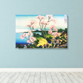 Katsushika Hokusai - Gotenyama, Tokaido, Shinagawa Leinwanddruck (Insitu (Holzboden))