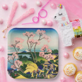 Katsushika Hokusai - Gotenyama, Tokaido, Shinagawa Pappteller (Party)