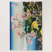 Katsushika Hokusai - Gotenyama, Tokaido, Shinagawa Puzzle (Vertikal)