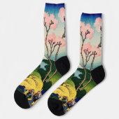 Katsushika Hokusai - Gotenyama, Tokaido, Shinagawa Socken (Linkes Detail)