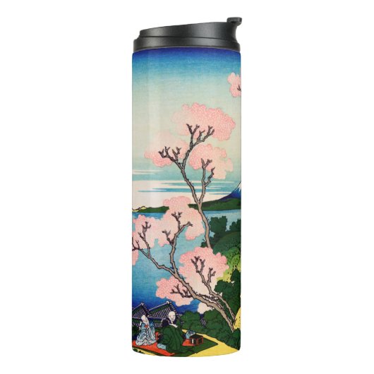 Katsushika Hokusai - Gotenyama, Tokaido, Shinagawa Thermosbecher (Nach links gedreht)