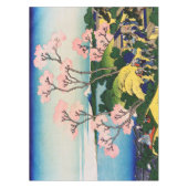 Katsushika Hokusai - Gotenyama, Tokaido, Shinagawa Tischdecke (Vorderseite)