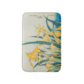 Katsushika Hokusai - Grasshopper und Iris Badematte (Vorderseite Vertikal)