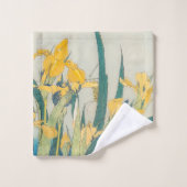 Katsushika Hokusai - Grasshopper und Iris Badhandtuch Set (Waschlappen)