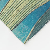 Katsushika Hokusai - Grasshopper und Iris Fleecedecke (Ecke)