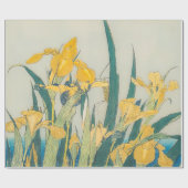 Katsushika Hokusai - Grasshopper und Iris Geschenkpapier (Flach)