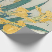 Katsushika Hokusai - Grasshopper und Iris Geschenkpapier (Ecke)