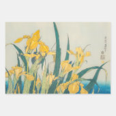 Katsushika Hokusai - Grasshopper und Iris Geschenkpapier Set (Vorderseite 2)