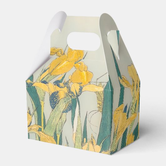 Katsushika Hokusai - Grasshopper und Iris Geschenkschachtel (Rückseite)