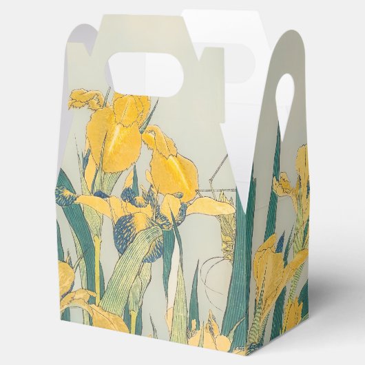 Katsushika Hokusai - Grasshopper und Iris Geschenkschachtel (Geöffnet)