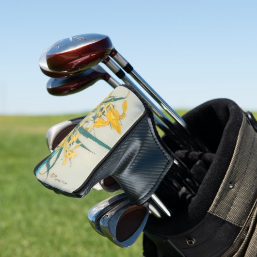 Katsushika Hokusai - Grasshopper und Iris Golf Headcover (In Situ)