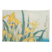 Katsushika Hokusai - Grasshopper und Iris Kissenbezug (Rückseite)