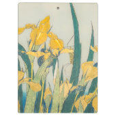 Katsushika Hokusai - Grasshopper und Iris Klemmbrett (Rückseite)