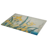 Katsushika Hokusai - Grasshopper und Iris Schneidebrett (Ecke)