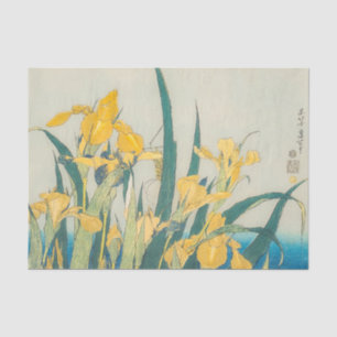 Katsushika Hokusai - Grasshopper und Iris Seidenpapier