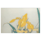 Katsushika Hokusai - Grasshopper und Iris Stoff (Fat Quarter (45,7 x 55,9 cm))