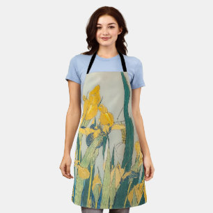 Katsushika Hokusai - Heuschrecke und Schwertlilie Schürze