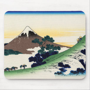Katsushika Hokusai - Inume-Pass, Kai-Provinz Mousepad
