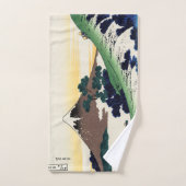 Katsushika Hokusai - Inume pass, Provinz Kai Badhandtuch Set (Handtuch)