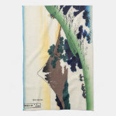 Katsushika Hokusai - Inume pass, Provinz Kai Geschirrtuch (Vertikal)