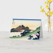 Katsushika Hokusai - Inume pass, Provinz Kai Karte (Gelbe Blume)