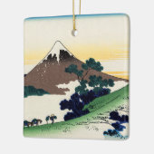 Katsushika Hokusai - Inume pass, Provinz Kai Keramikornament (Links)