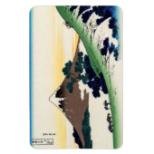 Katsushika Hokusai - Inume pass, Provinz Kai Magnet (Vertikal)