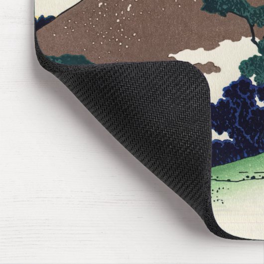 Katsushika Hokusai - Inume pass, Provinz Kai Mousepad (Ecke)
