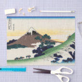 Katsushika Hokusai - Inume pass, Provinz Kai Seidenpapier (Handwerk)