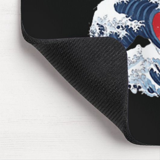 Katsushika Hokusai Japanese Great Wave Men Women K Mousepad (Ecke)