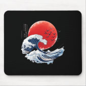 Katsushika Hokusai Japanese Great Wave Men Women K Mousepad (Vorne)