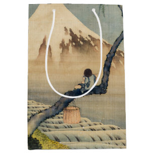 Katsushika Hokusai - Junge betrachtet den Fuji Mittlere Geschenktüte