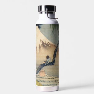Katsushika Hokusai - Junge betrachtet den Fuji Trinkflasche