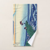 Katsushika Hokusai - Kajikazawa in der Provinz Kai Badhandtuch Set (Handtuch)