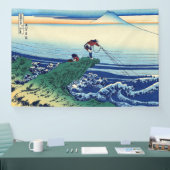 Katsushika Hokusai - Kajikazawa in der Provinz Kai Banner (Messe)